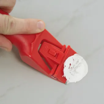 Atramėlė durims Ø45mm, H30mm, nerūdijančio plieno spalva