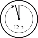 Atramėlė durims D45 H30 ner.plienas HAFELE