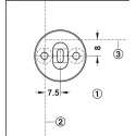 Mechanizmas nuleidimo su trosu tipas B dešinė