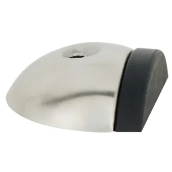 Floor mounted door stops, stainless steel/brass, for screw fixing, Startec