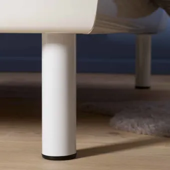Kojelė apvali reguliuojama Ø30mm, H200mm, juoda M10