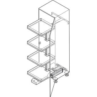Electric door opener, Kesseböhmer eTouch