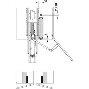 Electric door opener, Kesseböhmer eTouch