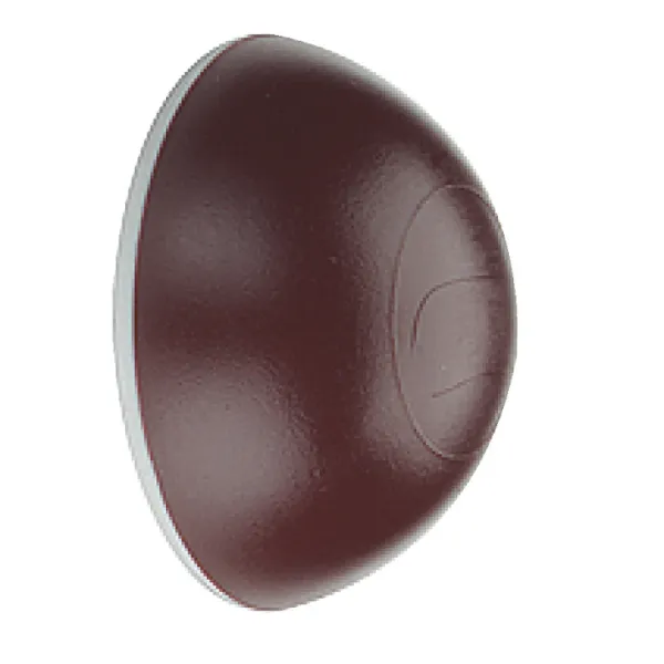 Wall mounted door stop, for glue fixing, plastic