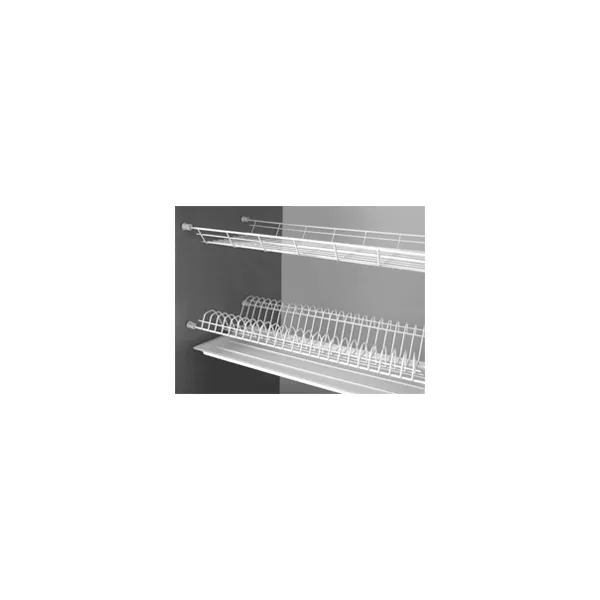 Dish rack, with tray, W900mm white