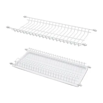 Dish rack, with tray, W900mm white