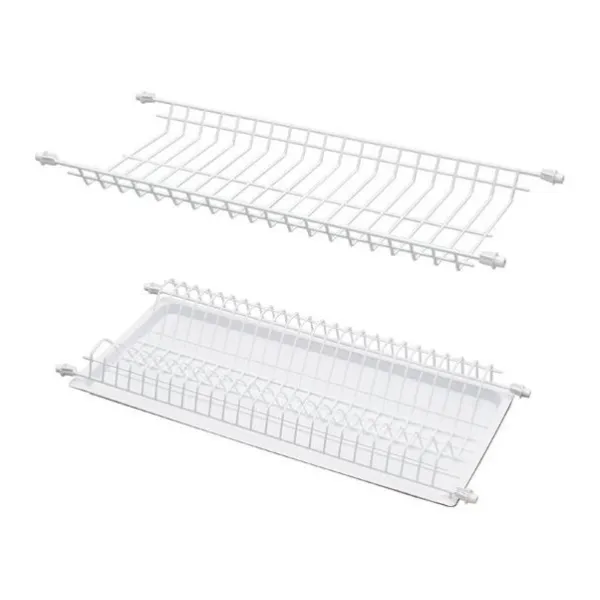 Dish rack, with tray, W900mm white