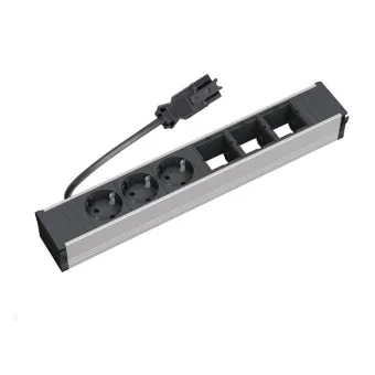 Rozečių blokas CONI 3xCEE7/3, 3 tušti moduliai, laidas L200mm, GST18