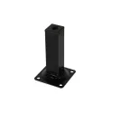 Table leg, square, adjustable 25x25mm H700mm white M10