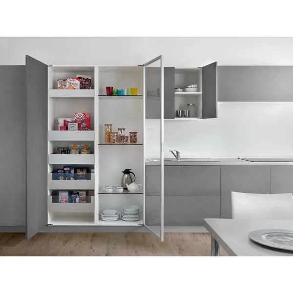 Concealed hinges AIR, with soft close, nickel