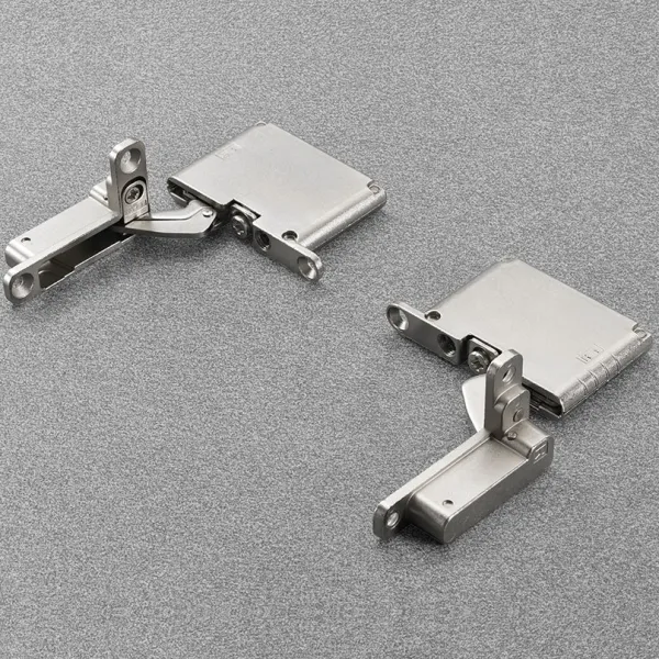 Concealed hinges AIR, with PUSH, titanium