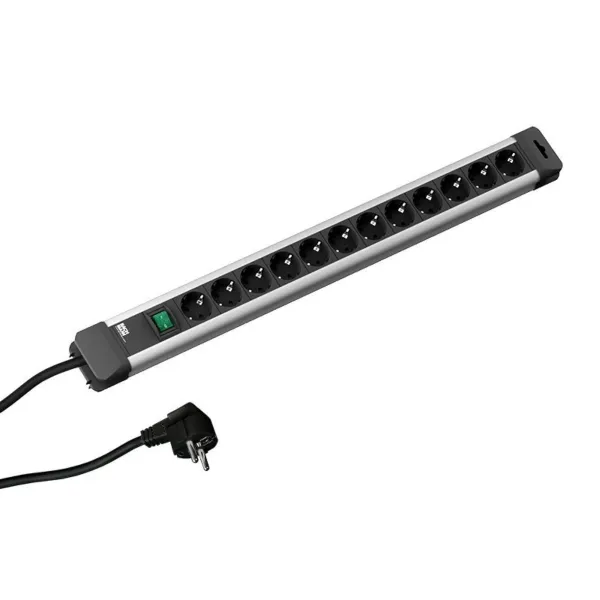 Rozečių blokas CONNECTUS 12xCEE7/3, su jungikliu, laidas L2000mm