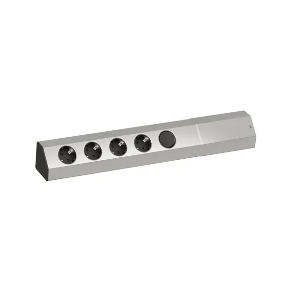 CASIA 4xCEE7/3 Alu profile, Switch L2m CEE7/7
