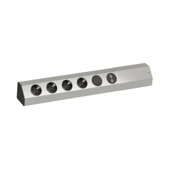 Rozečių blokas CASIA 4xCEE7/3, su jungikliu ir dvigubu USB krovikliu, laidas L2000mm