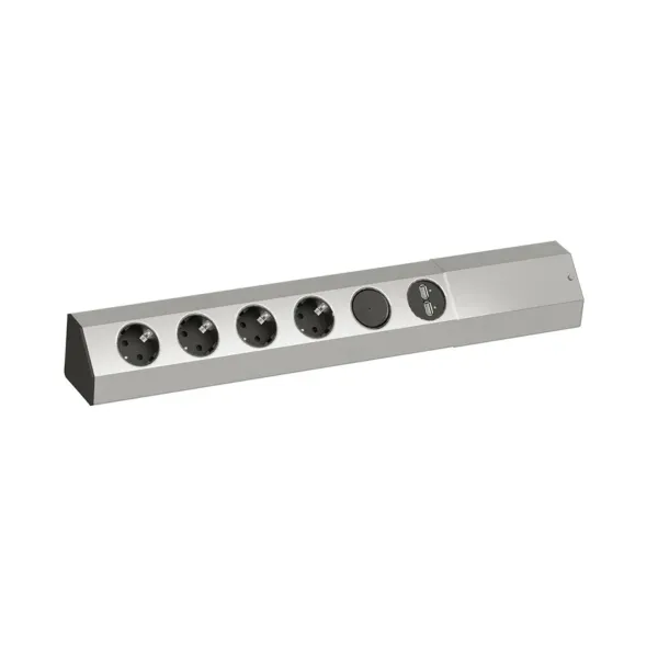 CASIA 4xCEE7/3 1xUSB Charger L2m CEE7/7