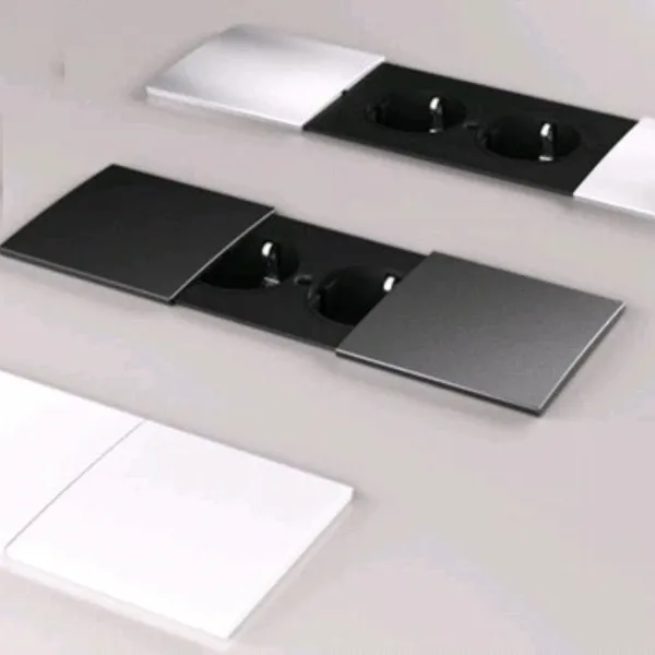 Dangteliai DUE plastikinis juoda x2