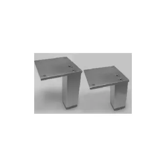 Furniture foot, aluminum 30x30mm H60mm