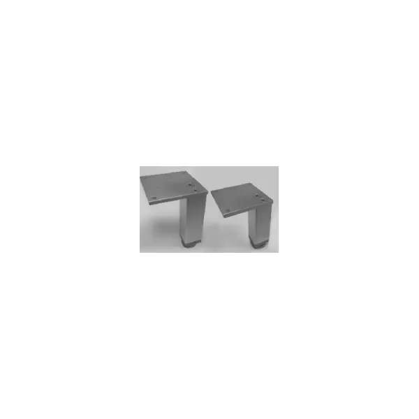 Furniture foot, aluminum, adjustable, 30x30mm H100mm