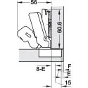 Lankstas Ø35, išorinis 165°, 0mm, 11
