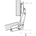 Lankstas Ø35, išorinis 165°, 0mm, 11