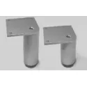 Furniture foot, aluminum, adjustable, Ø40mm H200mm