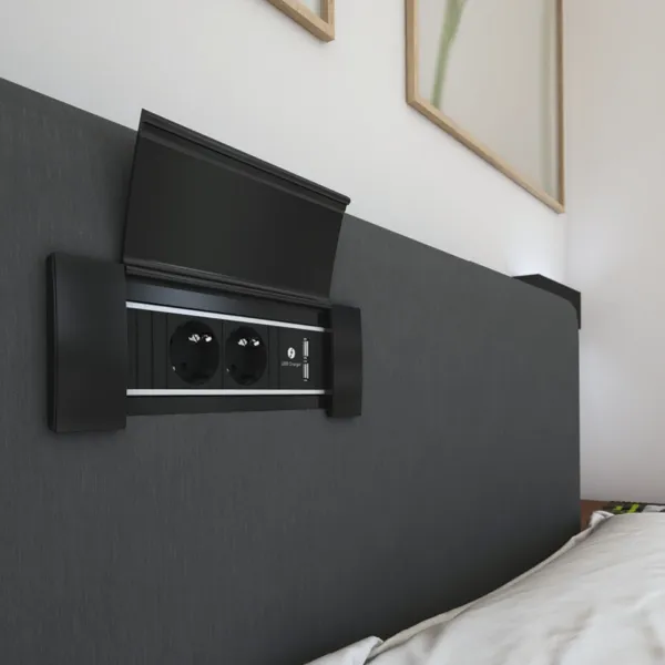 Dangtelis su rėmeliu POWER FRAME, 6 dalių, L383mm, aliuminis