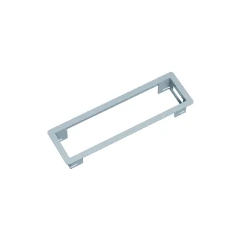 POWER FRAME mounting frame white aluminium, RAL9006 3-way