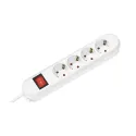 Power distributing unit SMART 4xCEE7/3 white 1xSwitch power L1.5m CEE7/7