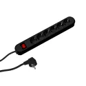 Power distributing unit SMART 6xCEE7/3 black 1xSwitch power L3m CEE7/7