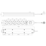 RB SMART 6xCEE7/3+jungikl. juoda laid.L3000