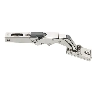 Concealed hinge Universal, 110°, full overlay mounting, for glass and mirror doors, nickel