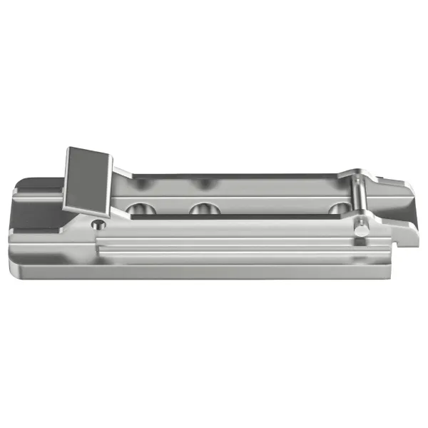 Mounting plate, Häfele Duomatic SM, zinc alloy, with chipboard screws