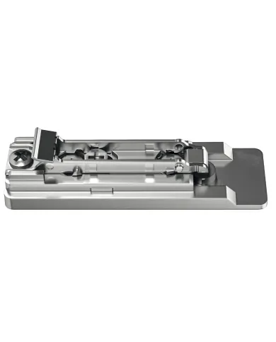 Mounting plate, For glue fixing for glass and mirror doors