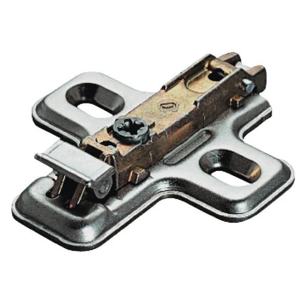 Cruciform mounting plate, Häfele Duomatic SM, steel, with chipboard screws