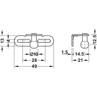 Gas-filled strut, for wooden flaps or flaps with aluminium frame
