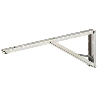 Bracket, folding, 40kg, L380mm, yellow chromatized