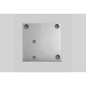 Fixing plate corner P-K45 80x80mm