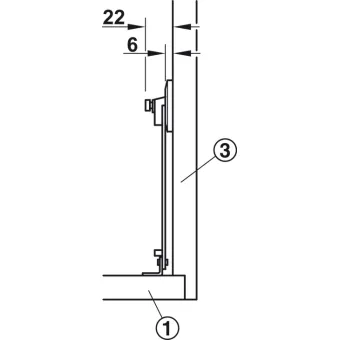 Flap stay with braking mechanism, for wooden flaps, adjustable braking effect