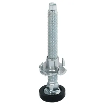 Adjusting screw, M8 thread, rigid, with T-nut