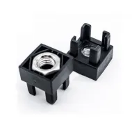 Profilio užbaig. reg. atramai CUBE juoda 2VNT