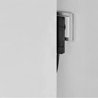 Smart Plug German outlet black L1.6m German plug S2:3way TSD