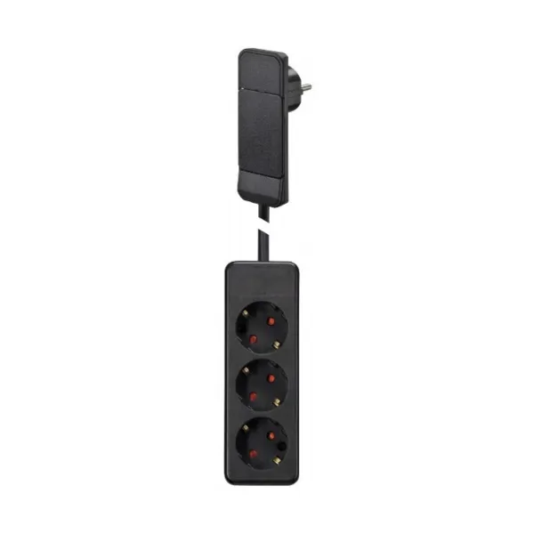 Smart Plug German outlet black L1.6m German plug S2:3way TSD