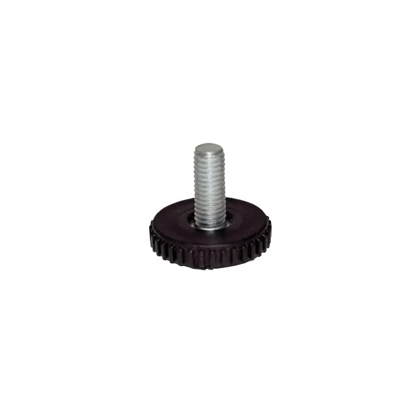Atrama reguliuojama M8x24mm, Ø30mm, H31mm, juoda