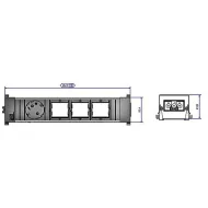 RB TF/CONF 2xCEE7/3+d.USB korv.+CM GST18