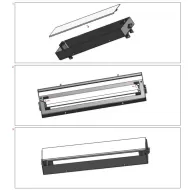 Dangtelis TOP FRAME M 4d.RB juoda BACHMANN