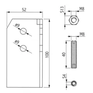 Sujungimo detalės 60X60 VOLPATO