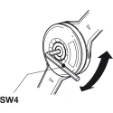 Screw-on bracket, For Duo standard/forte flap fitting