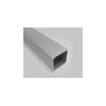 Profilis vertikalus 80x80mm, L3850mm, juoda