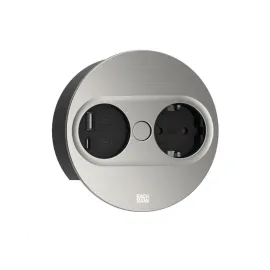 RB TWIST 2 Round CEE7/3+d.USB A+C krov. ner.plienas laid.L2000