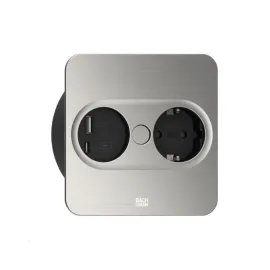 RB TWIST 2 Square CEE7/3+d.USB A+C krov. ner.plienas laid.L2000
